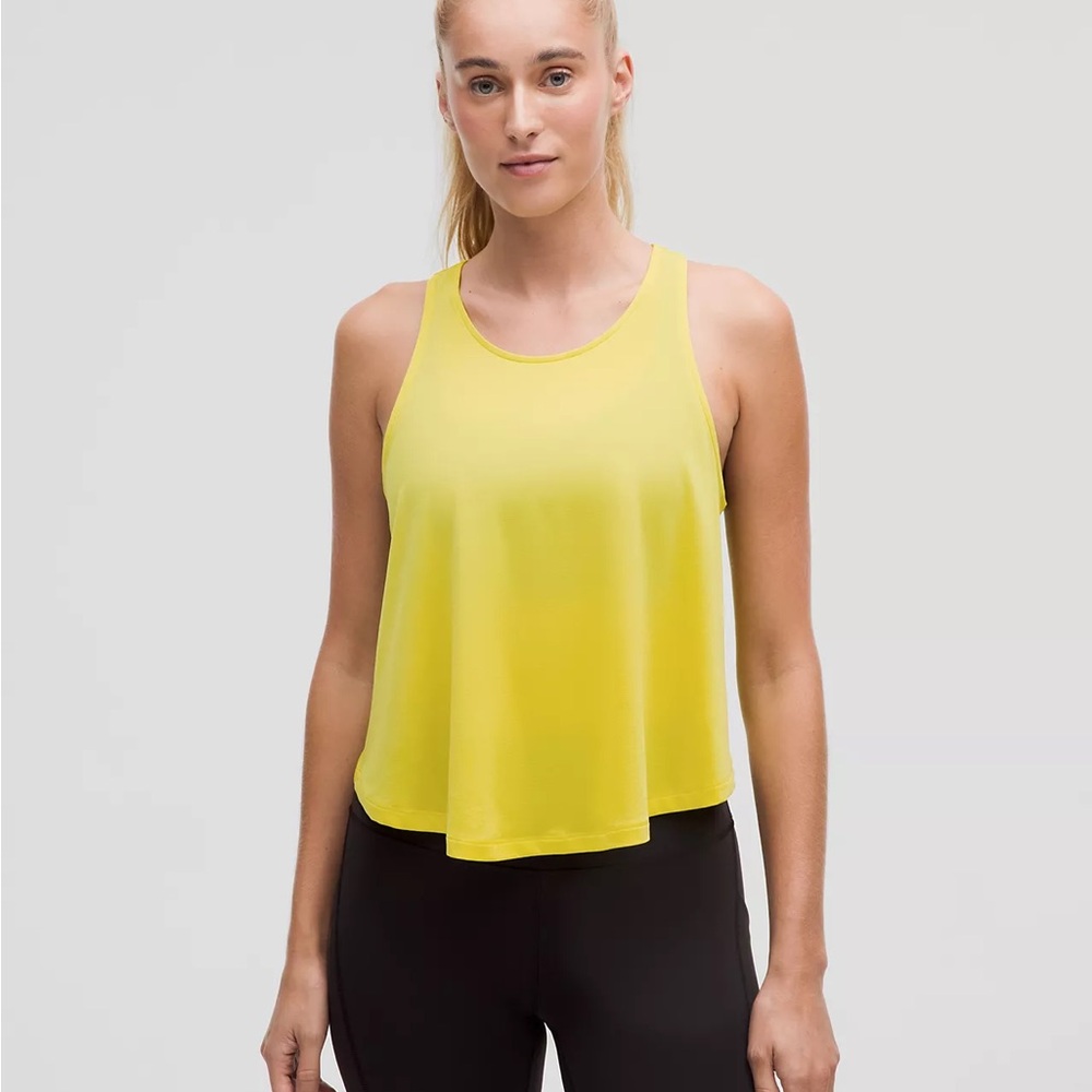 Lululemon Athletica Yellow Tank Top